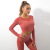 Hollow-out Sports Top Sexy Tight Women's Workout Long Sleeve Breathable Running Quick-Drying Exposed Navel Yoga Clothes