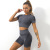 Sports Hip Yoga Short Shorts Running Quick-Drying Workout Top Short-Sleeved T-shirt Violent Sweat Suit Two-Piece Set