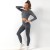 Europe and America Cross Border Zipper Top Stretch Tight Braces Bra Hip Raise Fitness Pants Frosted Exercise Yoga Clothes Suit