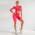 Seamless High Waist Hip Raise Skinny Yoga Pants Back Hollow-out Moisture Wicking Breathable Sports Short-Sleeved Workout Clothes Suit