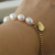 2022 Pearl Bracelet Wrist Ring Electroplated 18K Gold Accessories Women's Simple Trendy Love Ornament