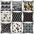 Amazon Hot Sale Pillow Geometric Nordic Ins Short Plush Material Creative Fashion Sofa Cushion Cover Pillow Cover