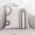 European Style Tufted Sofa Cushion Cover Zipper Printing Art Loop Velvet Bedside Cushion Office Pillow Cover Ins Style