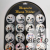 Factory Direct Sales Crystal Glass Panda Refridgerator Magnets, Customizable Company Guest Pictures