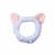 Japan and South Korea Cute Internet Celebrity Cat Ears Headband Women's Simple Cartoon Face Wash Hair Bands Plush Apply a Facial Mask Wide-Edge Head Band