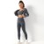 Europe and America Cross Border Zipper Top Stretch Tight Braces Bra Hip Raise Fitness Pants Frosted Exercise Yoga Clothes Suit