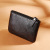 Coin Purse Women's Solid Color Pu Soft Leather Litchi Pattern Glossy Zipper Coin Bag Adult Privacy Storage Bag Pocket Bag