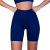 New Solid Color Rib High Waist Hip Lift Yoga Pants Women's Peach Hip Tight Shorts Quick-Drying Sports Workout Clothes