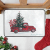 Merry Christmas Red Truck Winter Christmas Tree Snowflake Bath Mat Indoor And Outdoor Non-Slip Welcome Mat Home Decoration