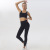 European and American Seamless Sports Bra Beauty Back and Push up Shaping Running Quick-Drying Slimming Hip Fitness Pants Yoga Suit