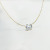 Zircon Necklace Simple Elegant Quality Necklace Fashion Trend Lvzuan Clavicle Chain Factory Direct Supply