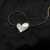 2022 New Titanium Steel Necklace Affordable Luxury Style Shell Heart Clavicle Chain Fashion Plated 14K Gold Love Necklace