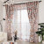 Yiwu City Aixi Textile Wholesale Foreign Trade Curtain Shade Cloth New Jacquard Curtain Yarn-Dyed Curtain Nordic Style