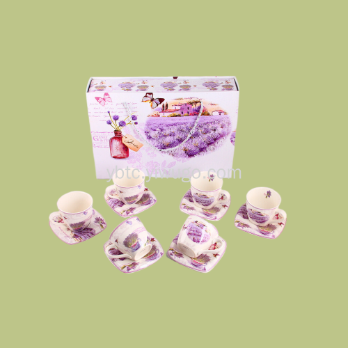 20 Ml English Afternoon Tea Six Cups Six Saucers Coffee Set Tea Set Gift Daily Crafts creative Products 