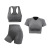 Summer New Yoga Wear Dotted Model Seamless Sports Bra Quick-Drying T-shirt Hip Lifting Slim-Fit Pants Yoga Suit