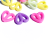 Spring Color Plastic Heart Love Heart Beads and Other Diy Handmade Jewelry Accessories String Jewelry Accessories Wholesale