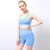 Europe and America Cross Border Waist-Tight Fitness Yoga Sports Bra Shorts Suit New Polka Dot I-Shaped Vest Yoga Clothes for Women