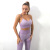 European and American Seamless Knitted Hip Strap Sports Bra Beauty Back Fitness Vest Super Stretch Yoga Suit for Women