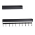 Kitchen Rack Wall-Mounted Wall-Mounted Punch-Free Household Storage Storage Rack Black Condiment Seasoning Rack