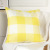 Nordic Style Plaid Square Knitted Fabric Pillow Cover Home Living Room Bedroom Sofa Japanese Pillow Cushion