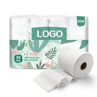 Custom Cheap Factory Price Native Wood Pulp Paper Towel Packaging Custom Logo Toilet Paper Toilet Paper