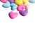 Spring Color Plastic Heart Love Heart Beads and Other Diy Handmade Jewelry Accessories String Jewelry Accessories Wholesale