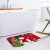 Snowman Red Bird Christmas Bathroom Carpet Absorbent Non-Slip Backing Durable Flannel Bathroom Kitchen Carpet
