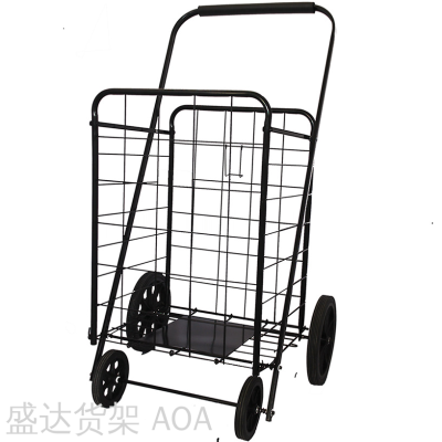 Full Steel Frame Large Folding Cart/Home Shopping Cart/Trolley Convenient Hand Buggy