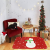 Christmas Area Rug, Snowflake and Snowman Doormat, Xmas Red Indoor Floor Mats for Winter, Soft Flannel Indoor Rug 