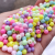 Acrylic Solid Color Beads Beaded Plastic Bead Straight Hole Spring Color Candy Color Children Diy Ornament Accessories