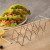 Stainless Steel W-Shaped Burrito Pancake Rack Tacoholder Pancake Rack Corn-Style Shelf