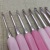 Factory Direct Sales Knitting Tools New Gradient Color Soft Handle Crochet Set of 8 Pu Packing Tape Accessories