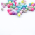 Colorful Solid Spring Plastic round Beads Diy Scattered Beads Highlight Bead String Jewelry Materials Accessories