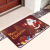 Christmas Indoor Door Mat Entrance Gate Carpet Non-Slip Santa Claus Soft Machine Washable Rug Door Carpet