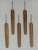 Factory Direct Sales Knitting Tools Bamboo Handle Iron Crochet Carbonized Handle Iron Crochet 9 Specifications Set