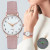 New Luminous Watch Women's Simple Digital Retro Frosted Leather Small Fresh Casual Watch Women's Quartz Watch