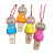 New Nezha Luminous Whistle with Lanyard for WeChat Merchants Push and Scan Code Small Gift Children's Luminous Toys Factory Wholesale