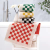 Early Morning Youjia Chessboard Plaid Towel Pure Cotton Face Washing Household Towels Cotton Girls and Boys Couple's Absorbent Summer Adult