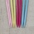 Factory Direct Sales Weaving Tools Color Single Tip with Beads Sweater Needle Plastic Steel Sweater Needle a Set of 10 Pairs