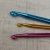 Factory Direct Sales Knitting Tool New Aluminum Oxide Keychain Crochet Color Aluminum Crochet Hook Keychain Crochet