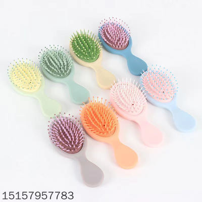 Candy Color Macron Mini Small Air Cushion Comb Easy to Carry