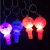 New Nezha Luminous Whistle with Lanyard for WeChat Merchants Push and Scan Code Small Gift Children's Luminous Toys Factory Wholesale