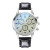 Factory Direct Sales Colorful Blue Light Glass Three Eyes Steel Watch Men's Quartz Watch Gift Men's Watch Wholesale