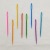 Factory Direct Sales Knitting Tool-6.8cm Colored Plastic Small Needle Plastic Sewing Needle Acrylic Plastic Small Needle