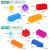 Children's Changeable Large Particle Building Blocks Assembly Set Early Education Educational Kindergarten Plastic Toys Assembling DIY Building Blocks