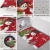 Snowman Red Bird Christmas Bathroom Carpet Absorbent Non-Slip Backing Durable Flannel Bathroom Kitchen Carpet