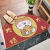 Home Mat Cute Cartoon Bathroom Water-Absorbing Non-Slip Mat Red Wedding Celebration Door Mat Bedroom Crystal Velvet Blanket