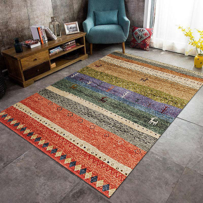 Moroccan Ethnic Style Carpet Living Room Coffee Table Carpet Large Area Bedroom Retro Bohemian Underbed Floor Mat