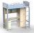 Dormitory Staff Upper and Lower Bunk Iron Bed Construction Site Bunk Bed Thickened All-Steel Iron Bed Solid Wood Bed Height-Adjustable Bed Upper and Lower Bunk