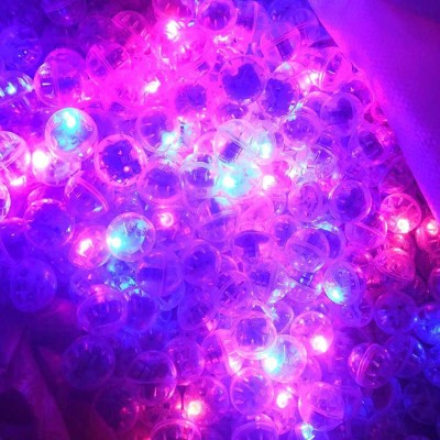 Vibration Flash Toy Accessories Small Night Lamp Children's Spring Doll Accessories Hairy Ball LED Flash Ball Light